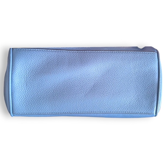 Tory Burch Eve Flap Backpack - High Tide Blue - Pebbled Leather -Like New - Picture 10 of 10